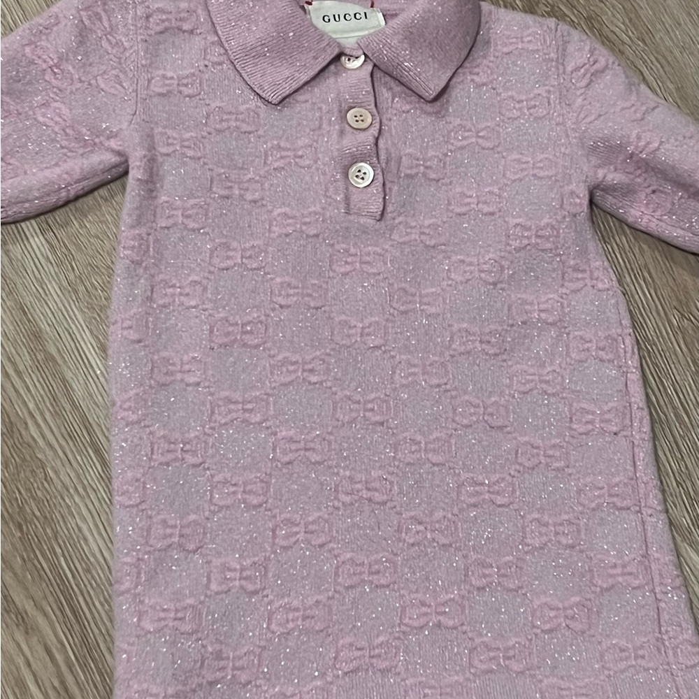 Toddler baby girl Gucci polo dress